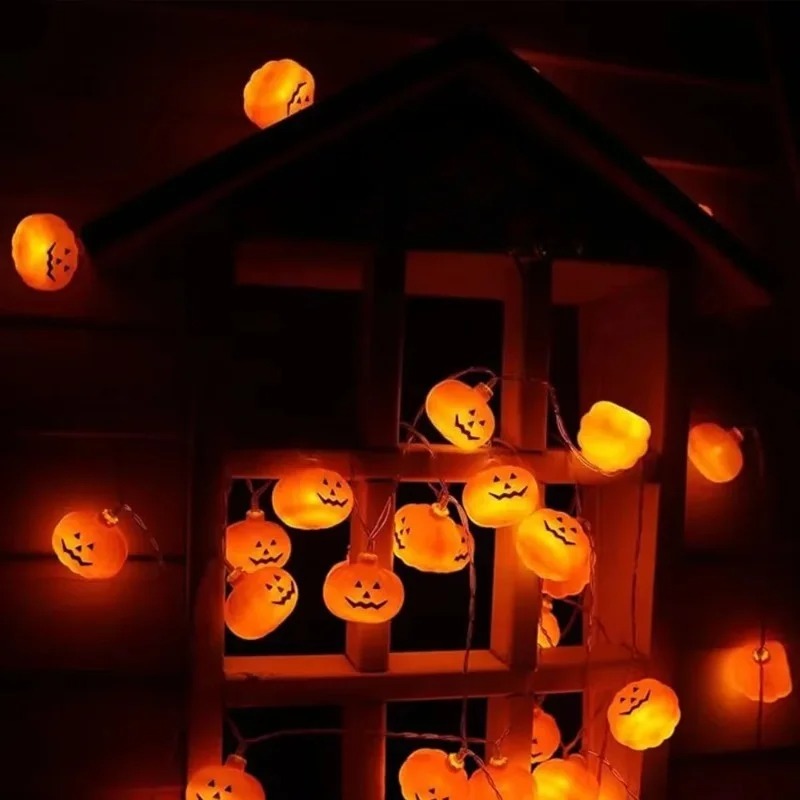Pumpkin Halloween String Light - Outdoor Lighting Halloween recension och pris