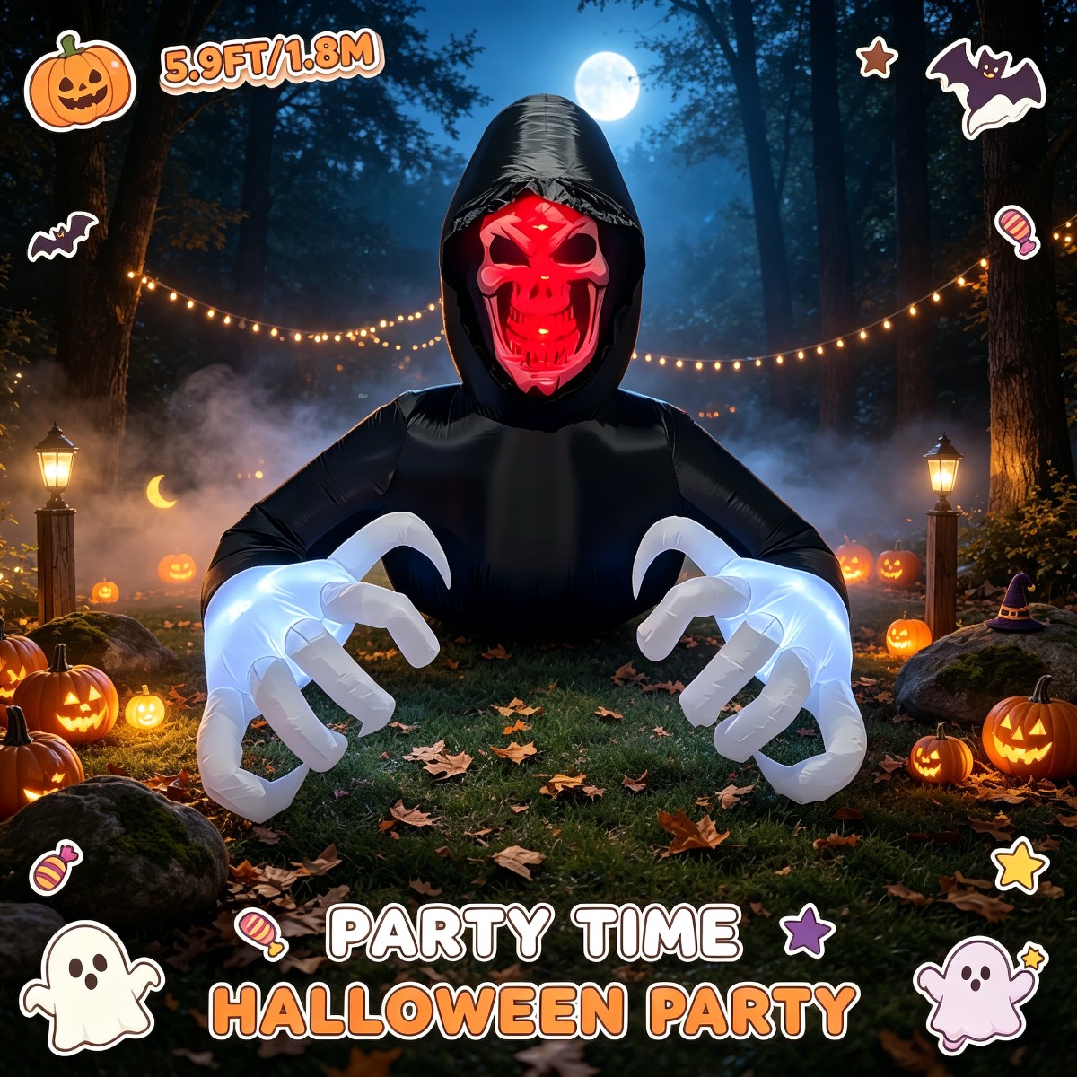Halloween Light Up Groundbreak - Outdoor Lighting Halloween recension och pris