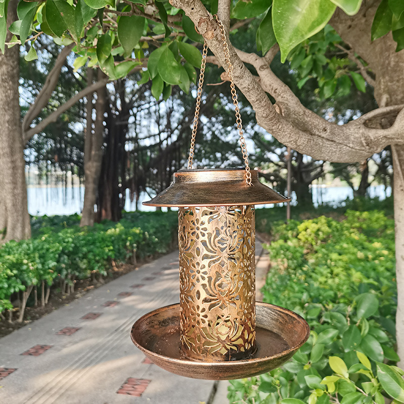 Hanging Bird House Metal Outdo - Outdoor Lighting Backyard Ideas recension och pris