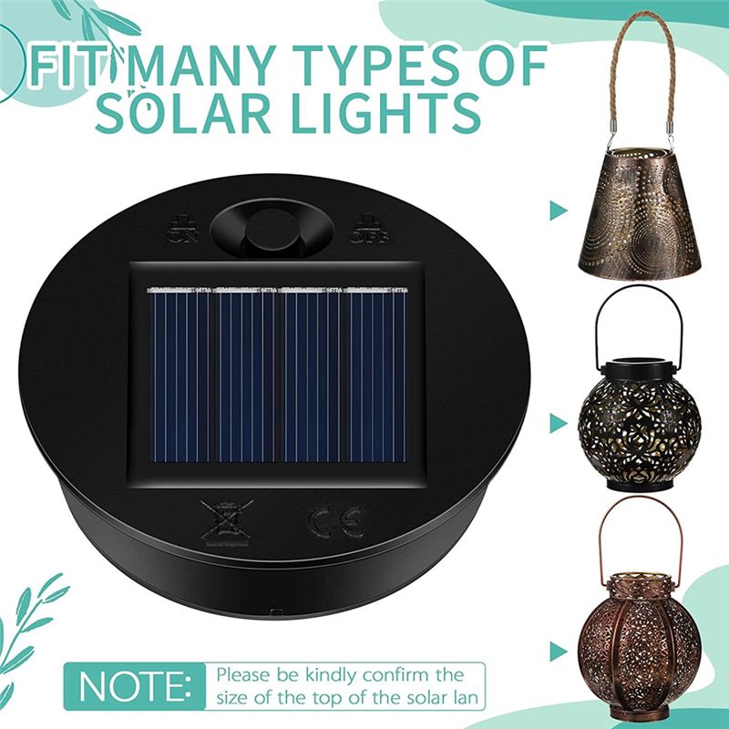 12 Pack Replacement Solar Ligh - Outdoor Lighting Solar Panel recension och pris