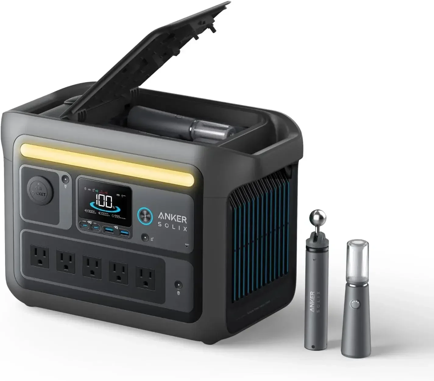 Anker SOLIX C800X Portable Pow - Outdoor Lighting Solar Panel recension och pris
